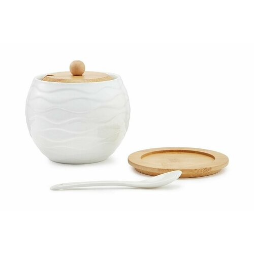 Набор сахарница с подставкой и ложкой 550мл 3899₽