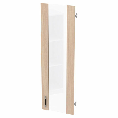 Дверь Меб-фф Дверь в рамке ДВ-62С-28МВ Дуб молочный стекло прозрачное 2711₽