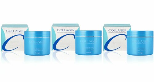 ENOUGH Крем массажный увлажняющий с коллагеном Collagen Hydro Moisture Cleansing & Massage Cream , 300 гр, 3 шт