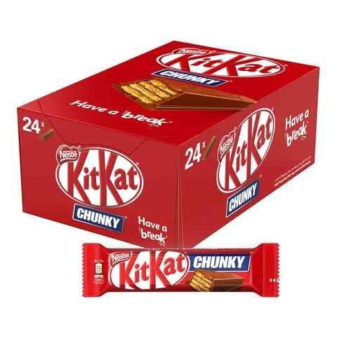 Вафельный батончик в молочном шоколаде Kit Kat Chanky