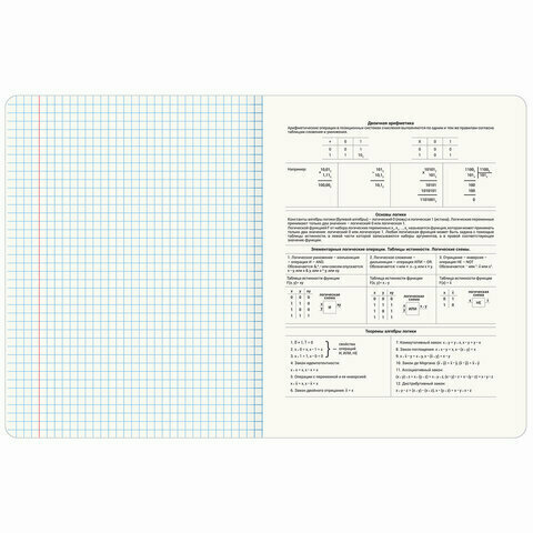 Тетрадь предметная "PASTEL" 48 л, SoftTouch, фольга, информатика, клетка, BRAUBERG, 404315