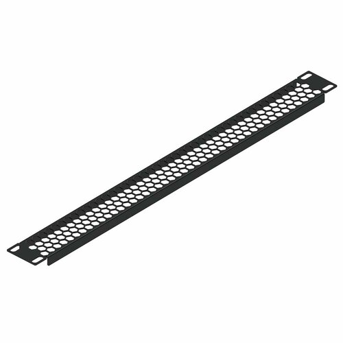 Панель C3Solution Фальшпанель-заглушка 19 перфорированная 1U чёрная 1240₽