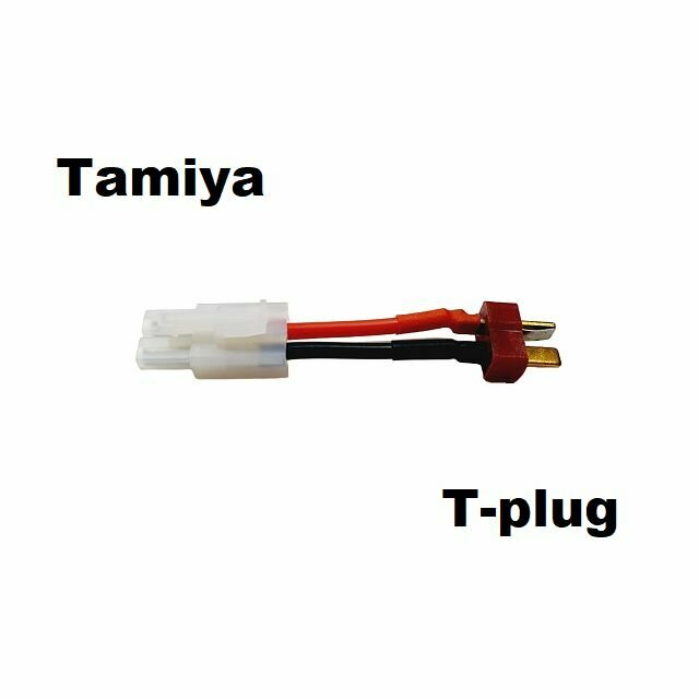 Переходник Tamiya plug на T-plug (папа / папа) N22 разъемы KET-2P L6.2-2P на красный адаптер T-Deans штекер Тамия - Т плаг фишка Connector запчасти male female аккумулятор р/у батарея ESC