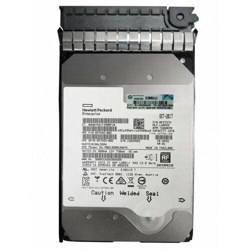 Жесткий диск HP 869347-B21 10Tb 7200 SAS 3,5 HDD