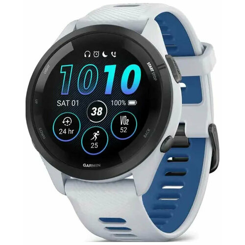 Часы Garmin Forerunner 265 MUSIC WHITESTONETIDAL BLUE 5769900₽