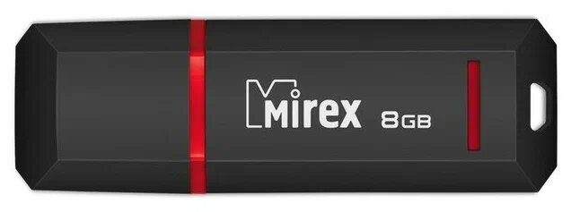 Флеш накопитель 8GB Mirex Knight, USB 2.0, Черный