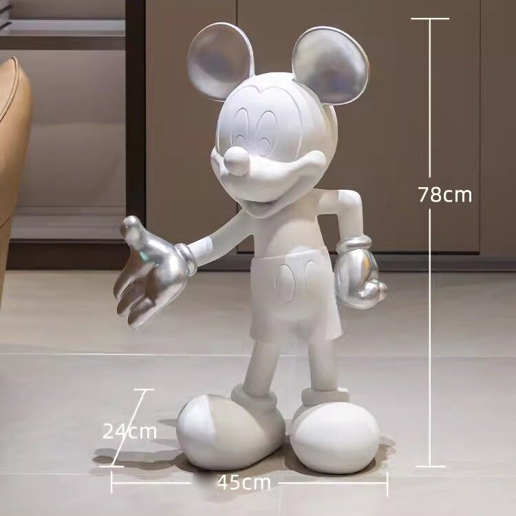 Фигурка интерьерная в стиле Mickey (Микки белый 78 см)