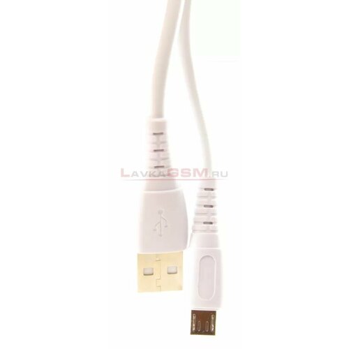 Кабель micro USB OINO M160, силиконовый, 2A, Белый, 1м.