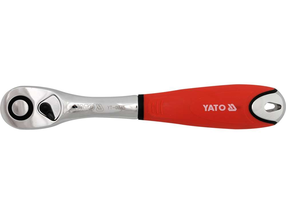 YATO YT-0735 трещотка с пластмассовой ручкой 72 зуба 1 / 2 inch 255 мм