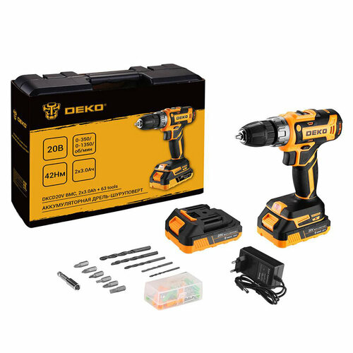 Электроинструмент Deko DKCD20V 080-1009 6661₽