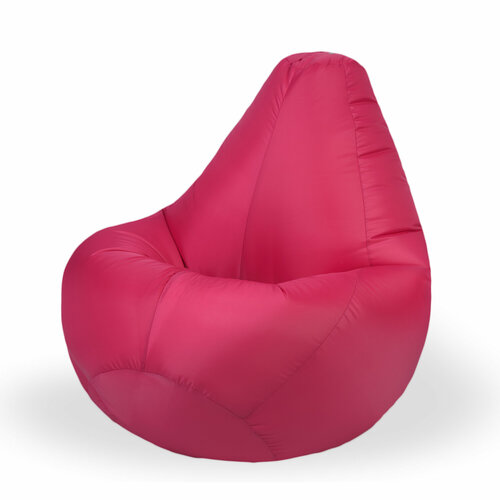 Мир Пуффов Кресло-мешок «Груша» Фуксия оксфорд , с ручкой для переноски, размер- XXXXL