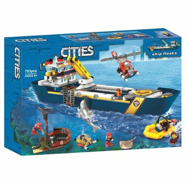 Конструктор Cities «Океан: исследовательское судно»