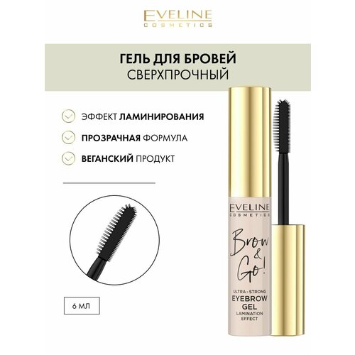 Гель для бровей серии BROWGO Transparent суперфиксация 6мл 336₽