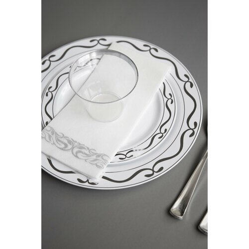 Одноразовая посуда для сервировки стола SILVER