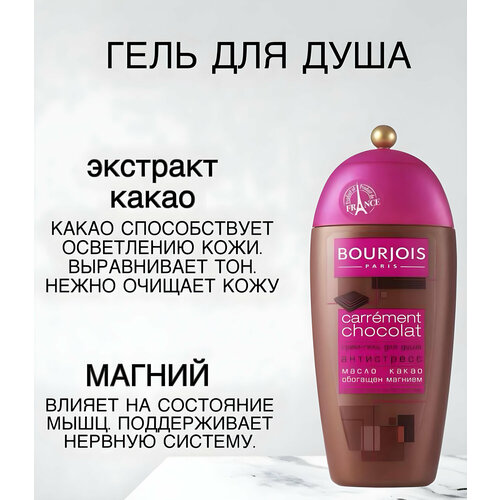 Bourjois Увлажняющий Парфюмированный Гель Для Душа и Ухода За Телом 250 ml 705₽