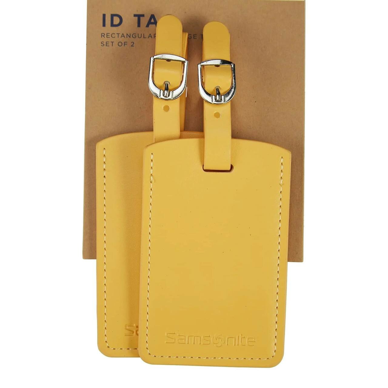 фото Набор из двух ID Tag для чемоданов Samsonite (оригинал), жёлтый цвет