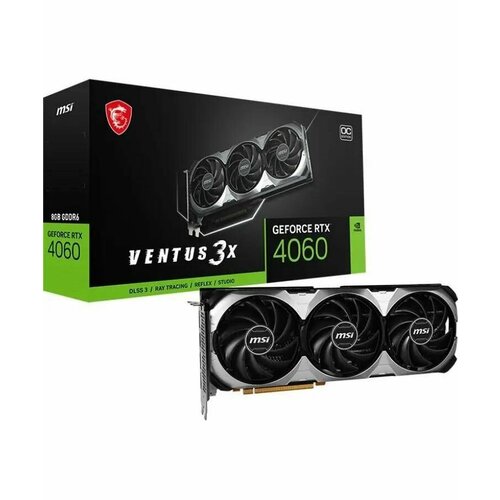 Видеокарта MSI RTX4060 8GB RTX 4060 VENTUS 3X 8G 5096400₽