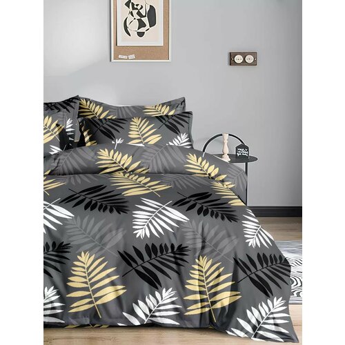 Постельное белье 2 спальное, евро, наволочки 70х70, поли сатин, 2х спальный комплект, Ивановский текстиль TOP_T