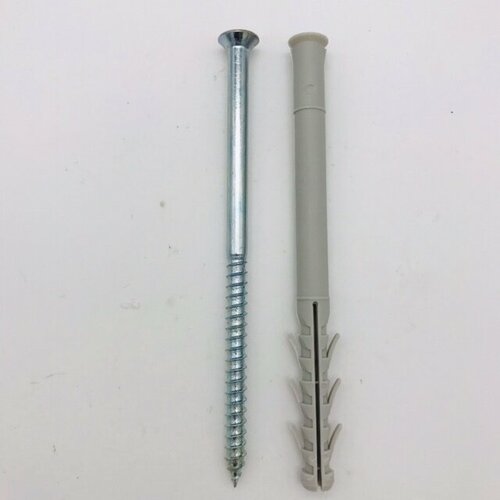 Дюбель нейлоновый с оцинкованным шурупом RMP 10х160, 20шт.