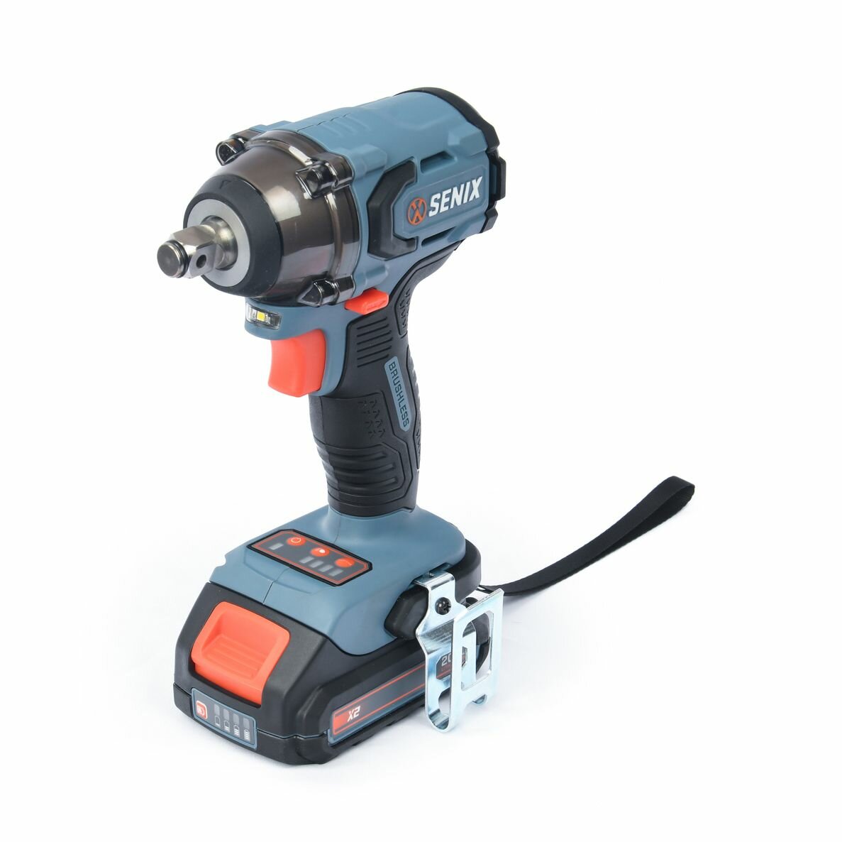 фото Ударный аккумуляторный гайковерт SENIX, X2 20 В, 1/2', 330 Нм, без АКБ и ЗУ, PDWX2-M2-EU