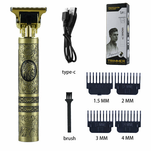 Электрическая машинка для стрижки волос модель T9 зарядка через USB 60700₽