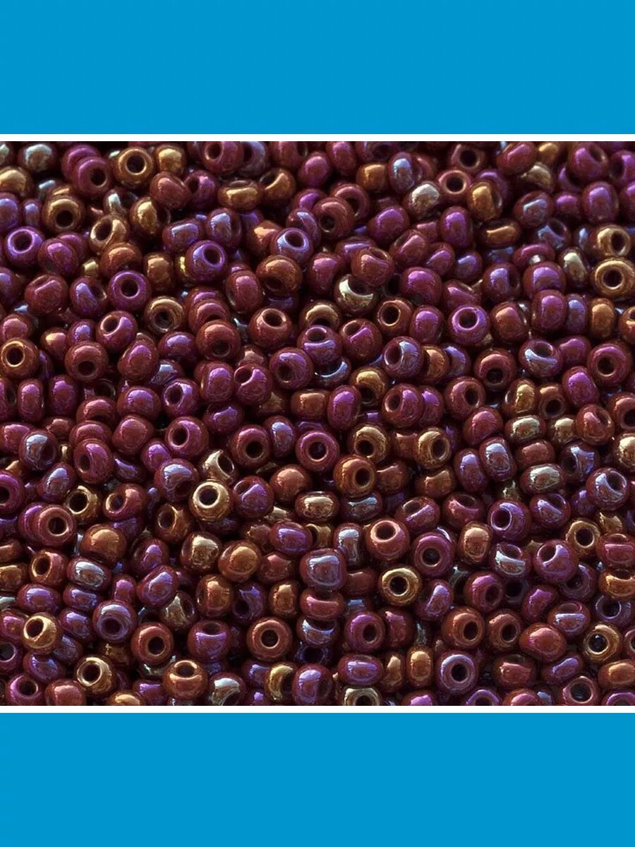 Чешский бисер прециоза 10/0 (2,3 мм), 14780 — 50 г