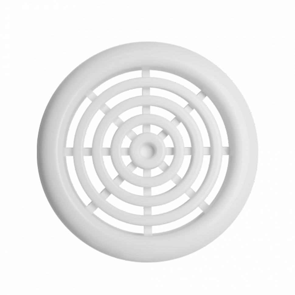 Вентиляционная решетка EKS D50 мм белая с термокольцом