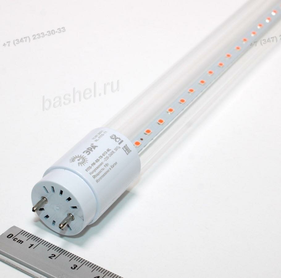ЭРА FITO для растений T8 9W 16.2мкм/c 600x30 красно-синий 9943 Лампа светодиодная