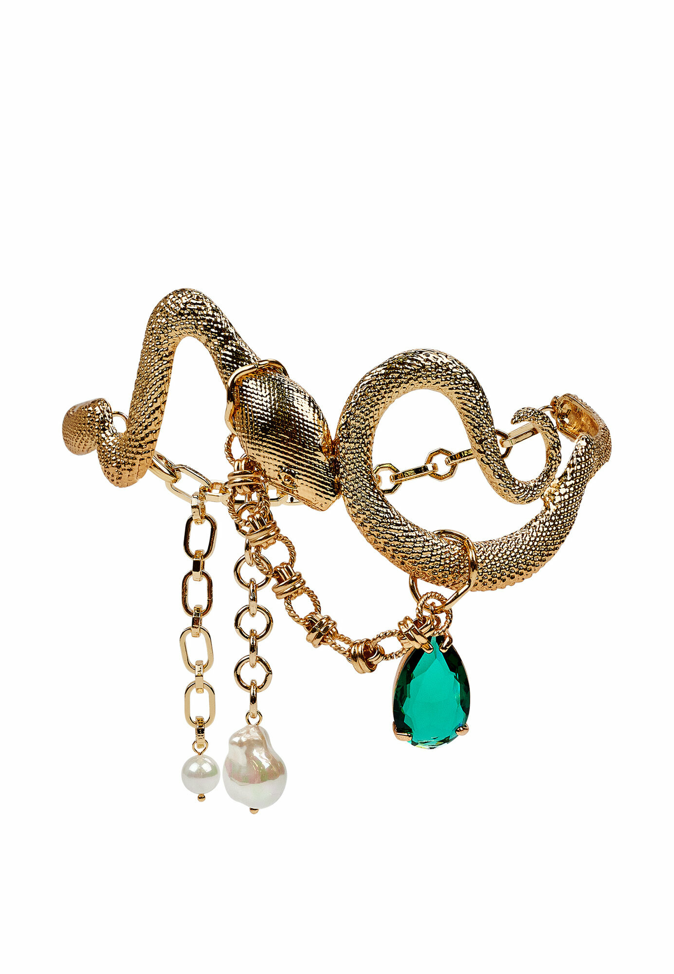 Колье YAROSLAVNA, длина 38 см, золотистый — фото 1