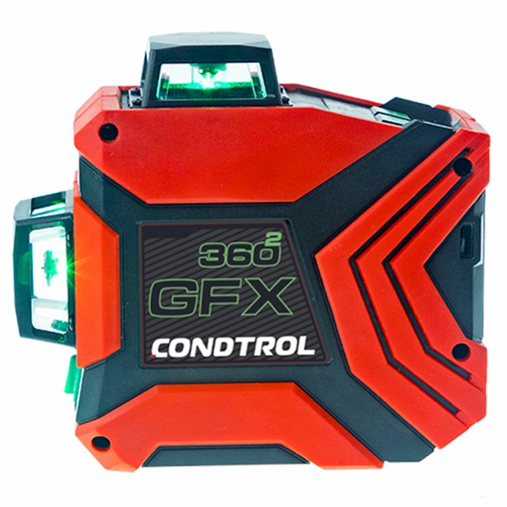 Изображение Лазерный нивелир Condtrol GFX360-2 с автоматической настройкой и дальностью до 40 метров