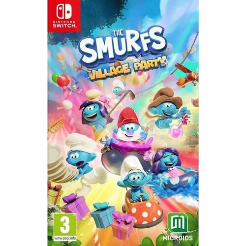 фото Игра the smurfs - village party (nintendo switch, русская версия) vital games картридж 3+ microids
