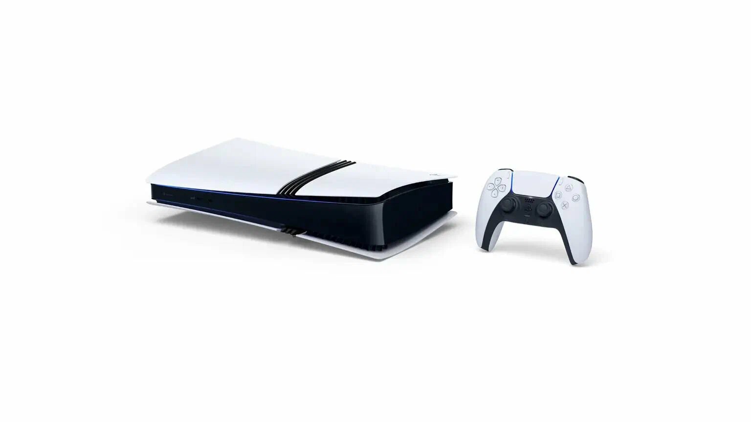 Игровая приставка Sony PlayStation 5 Pro Digital Edition, 2Tb SSD, белый, 2 геймпада (белый и камуфляжный) — фото 1