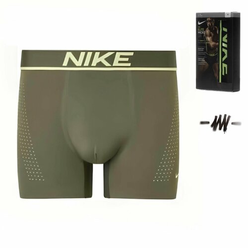 фото Трусы nike elite micro, размер m, хаки, зеленый