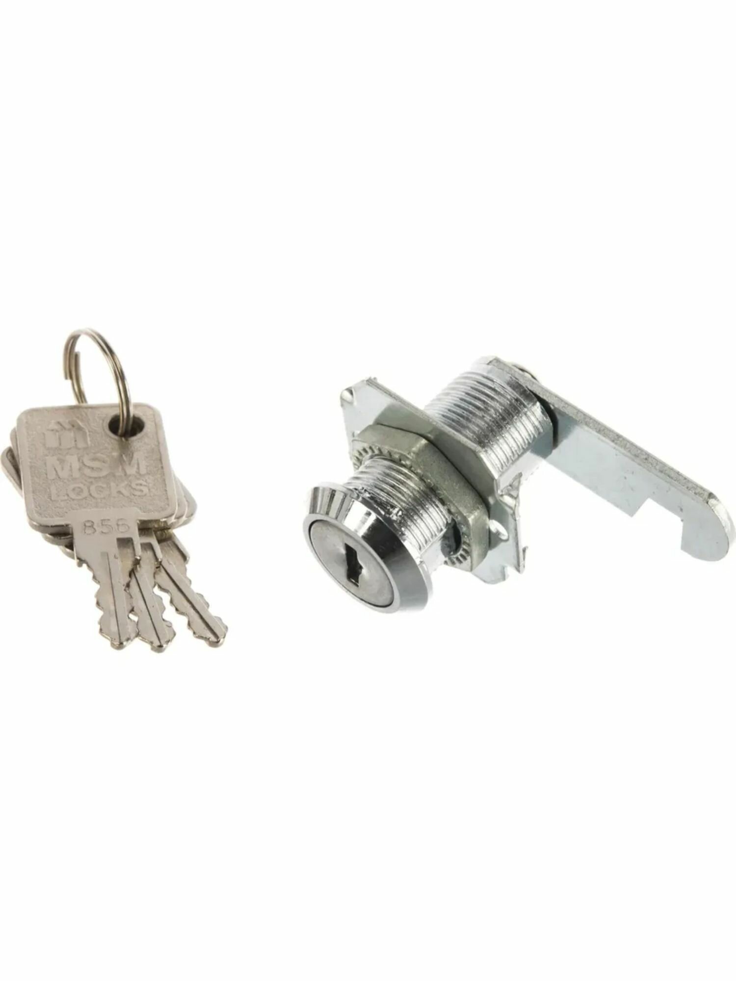 Почтовый замок CL1-30-S MSM Locks, 3 ключа, длина врезной части 30 мм, диаметр 16 мм — фото 1