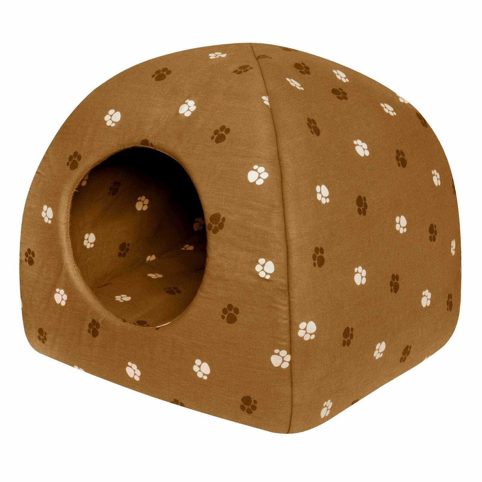 Мягкий домик с подушкой "Юрта", коричневый