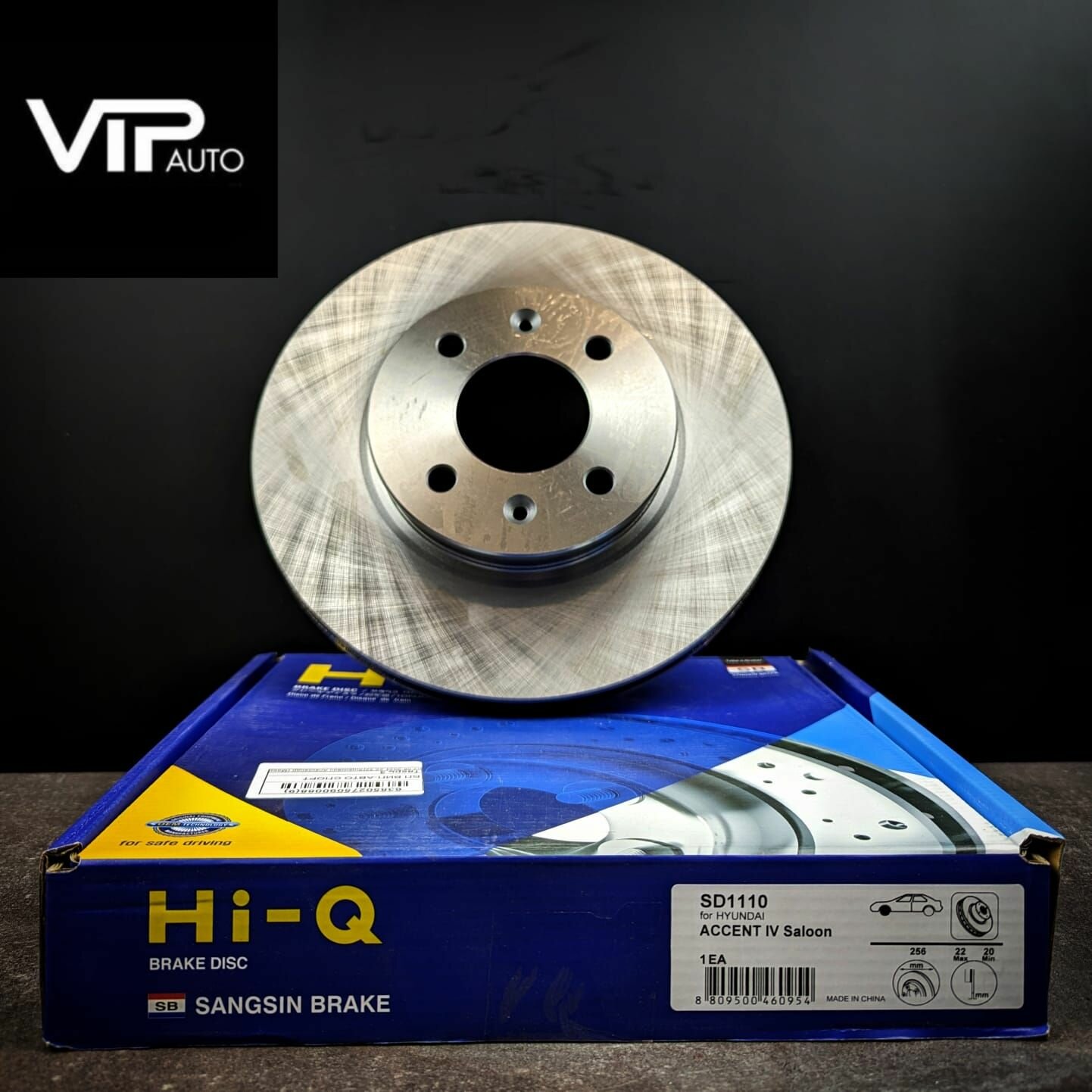 Диск тормозной передний SANGSIN HI-Q (Южная Корея)