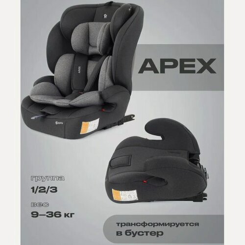 Изображение товара Автокресло Rant basic ZY27F Apex isofix (Grey) группа 1-2-3 (9-36 кг)