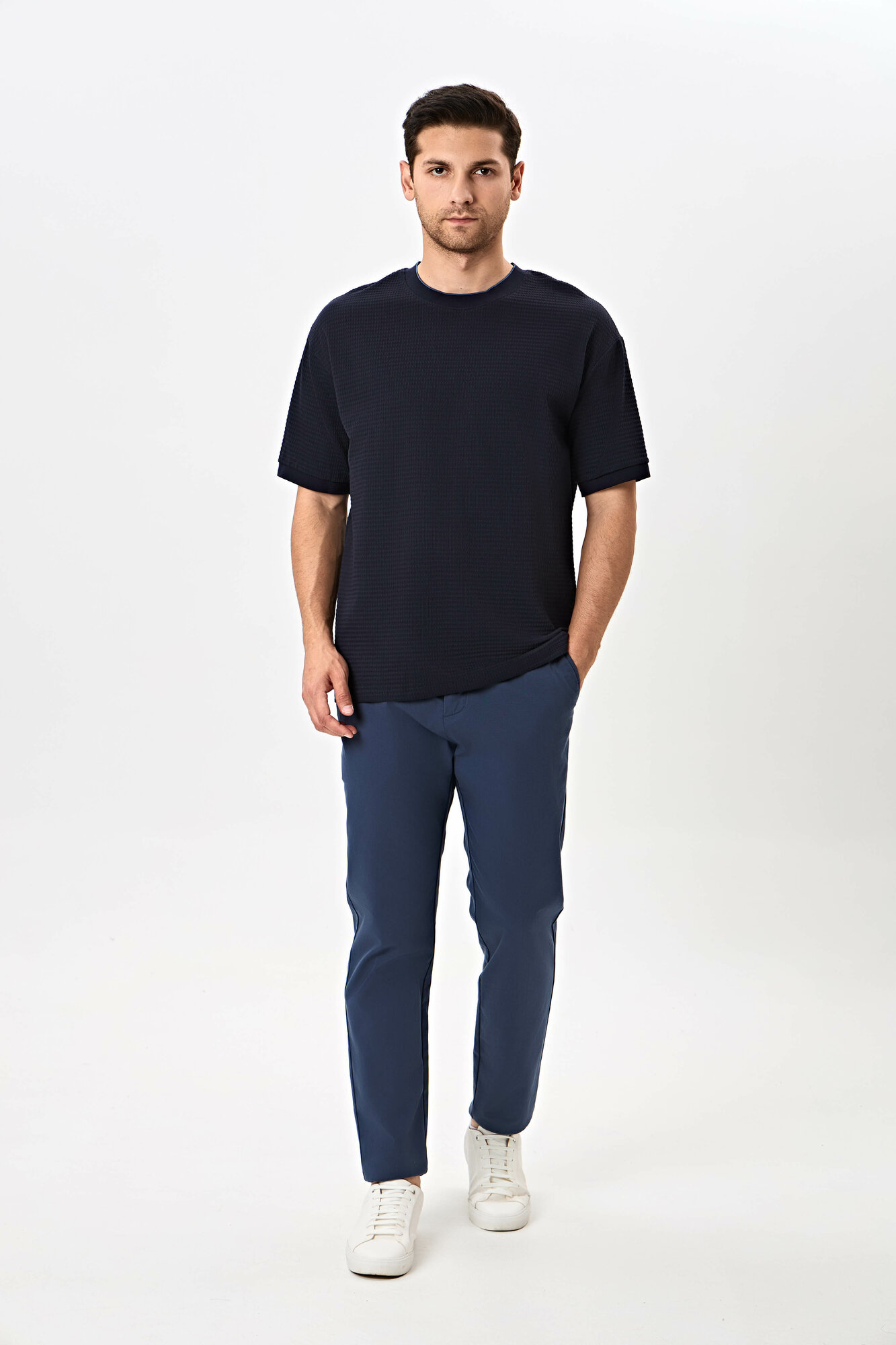 Футболка спортивная TERRA PRO, размер L, navy — фото 1