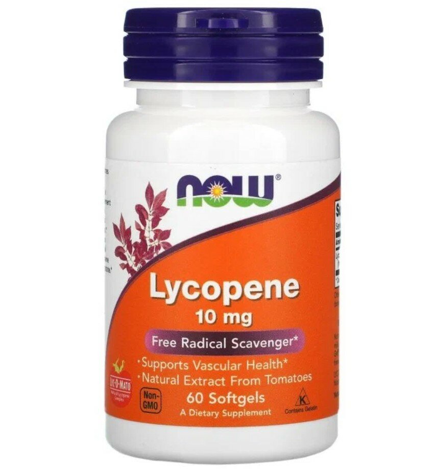 LYCOPENE 10mg 60 SGELS Now