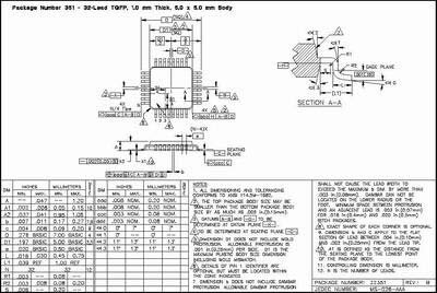 Микросхема ATmega8L-8AU