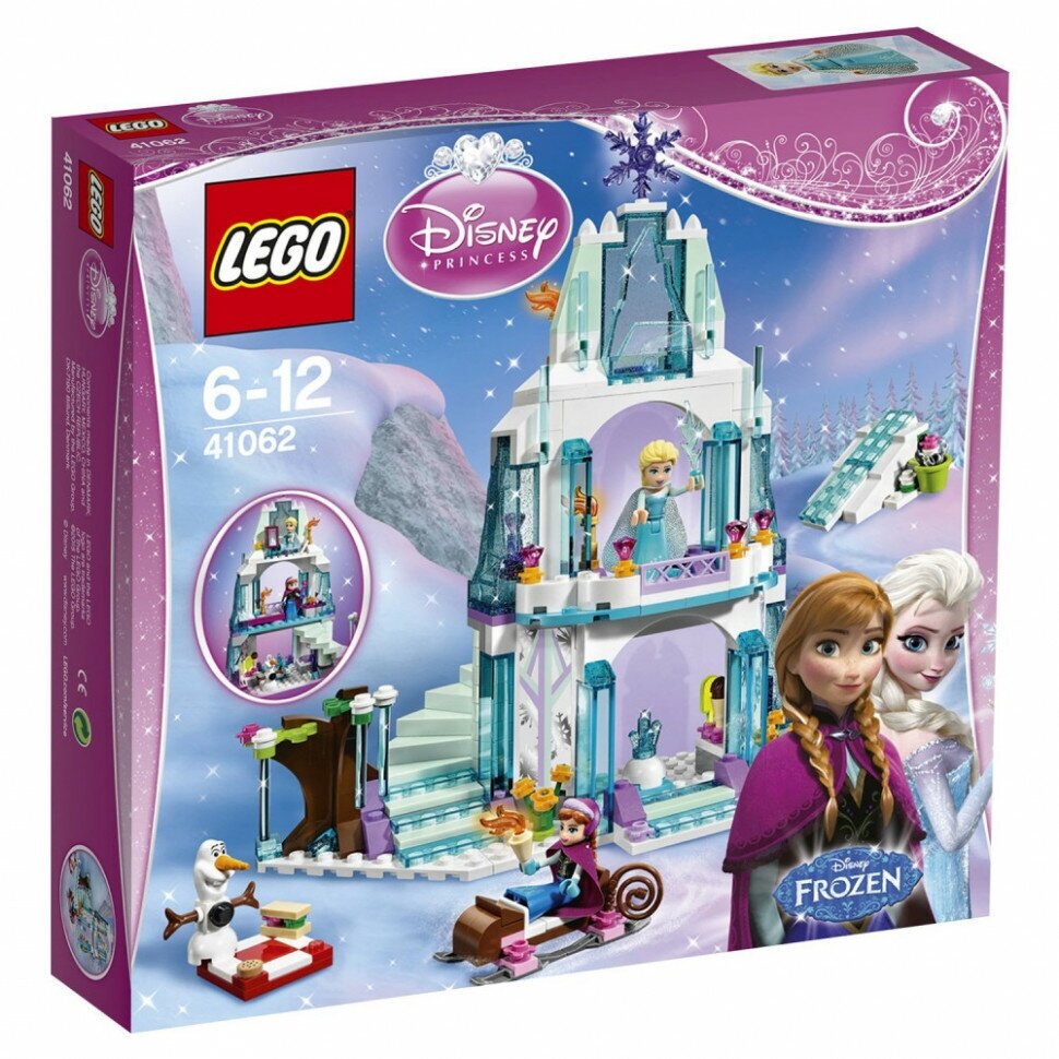 Конструктор LEGO Disney Princess 41062 Ледяной замок Эльзы, 292 детали, 2015 года