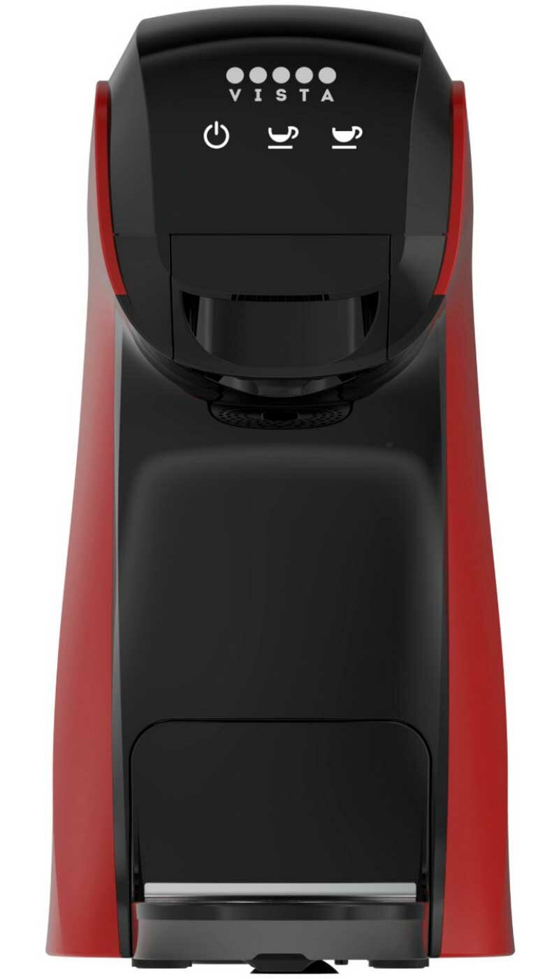 Кофемашина капсульного типа Vista Teano DNS400 (Dolce Gusto, сенсорная), красная