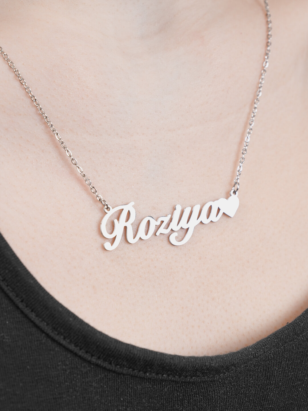 Цепь, 1 шт., длина 50 см, серебряный — фото 1