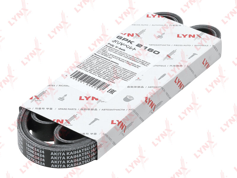 Ремень поликлиновый LYNXauto 6PK2160