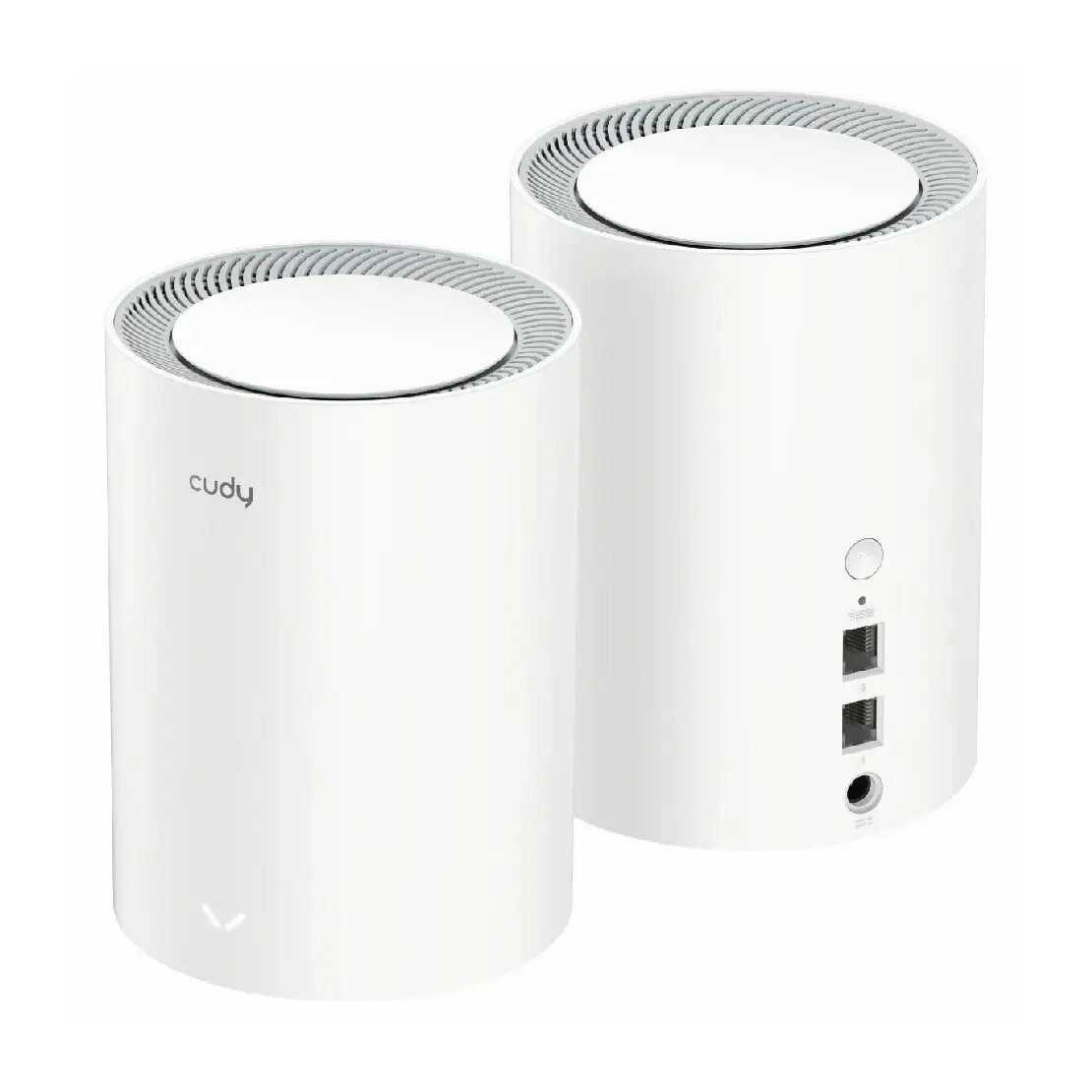 Бесшовный Mesh-роутер Cudy M3000(2-PACK) AX3000, 10/100/1000/2500BASE-T, белый (упаковка: 2шт)
