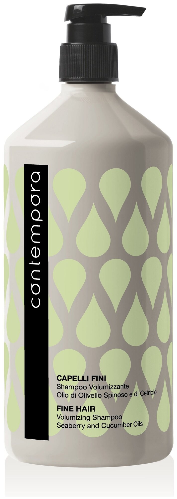 Barex Contempora Shampoo Volumizzante  Шампунь для придания объема с маслом облепихи и огуречным маслом 1000 мл