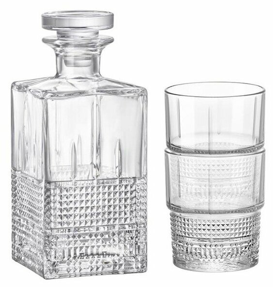 Набор для виски Bormioli Rocco Bartender Novecento 7 пр.