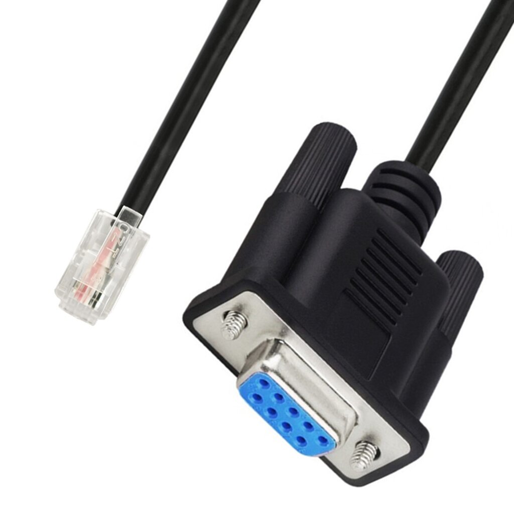 Кабель DB9 9-pin на RJ9 4P4C для маршрутизаторов и коммутаторов 180 см