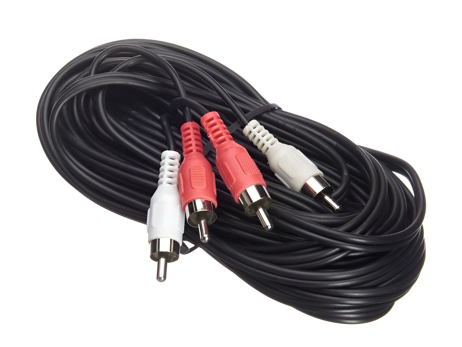 Шнур аудио видео  2RCA 2RCA   длина 10 м  литой   NETKO Optima