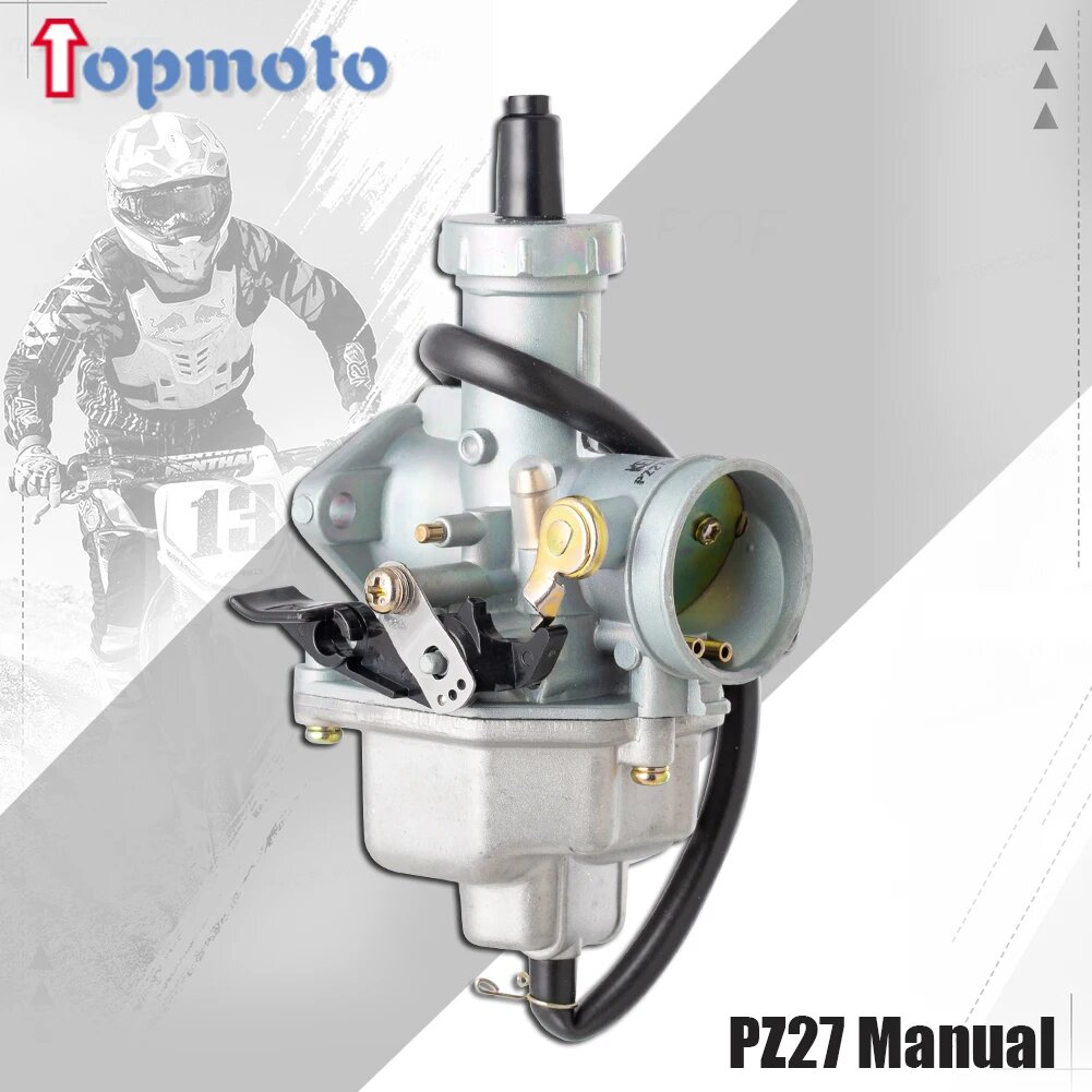 Карбюратор PZ27 27 27 мм для CG125 CG150 CG200 TR250 175CC 200cc 250c TXM155 ATC200X AKT150 ATV Quad Go Kart Мотоцикл Кроссовый мотоцикл, PZ27 Manual